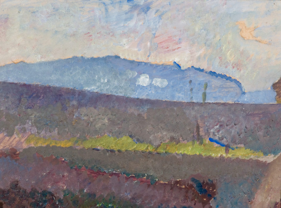 Pløjemark, mørk vinterdag