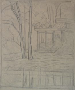 Frederiksberg have. Det kinesiske thehus