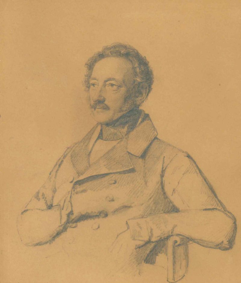 Portræt af generalleutnant Ernst Poul Bruhn