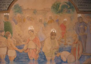 Udkast til alterbilledet i Immanuelskirken, København