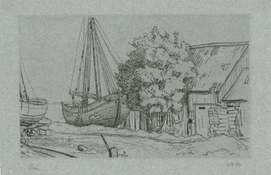 Småskuder på bedding. Fakse Ladeplads