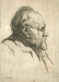 Portræt af maleren Carl Jensen