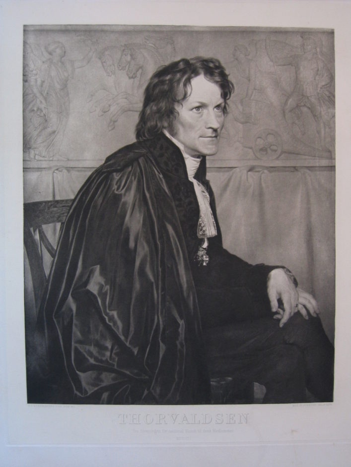 Portræt af Thorvaldsen