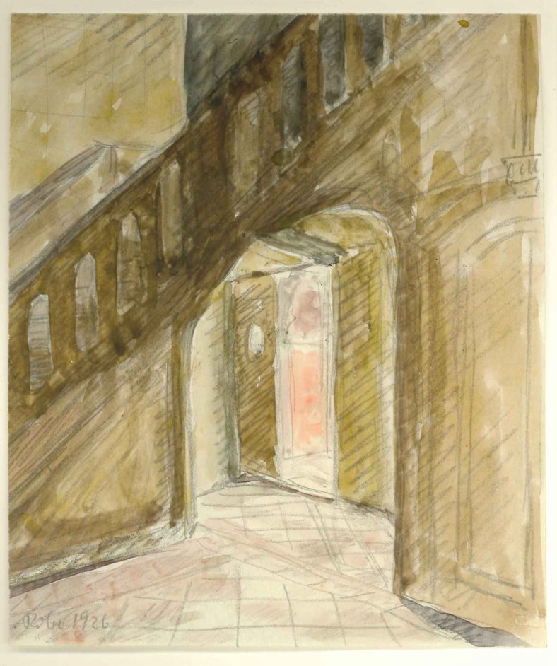 Det gl. Apotek. Overdammen 5. Trapperummet