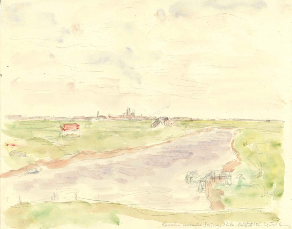 Kanalen indenfor slusen i Ribe