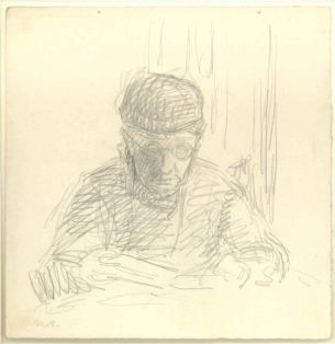 Portræt af læsende kvinde