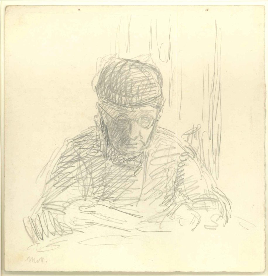 Portræt af læsende kvinde