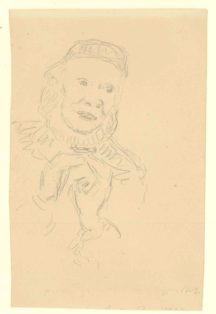 Portrætskitse af en mand