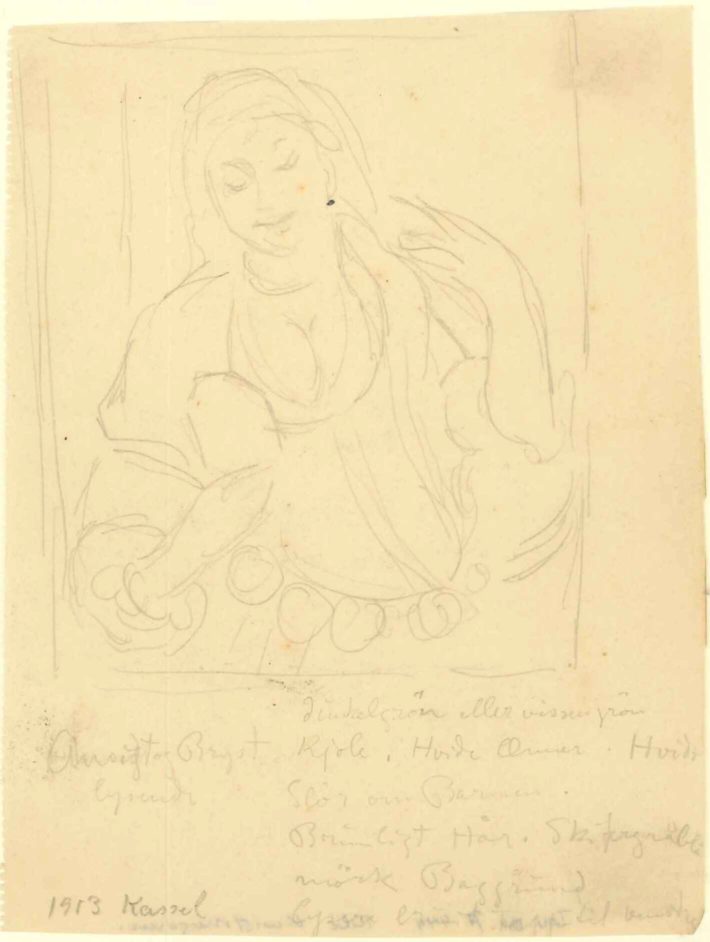 Rids efter Rubens: Pigen med spejlet i Staatliche Gemäldegalerie i Kassel