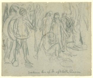 Grækerne ler af de afklædte Persere