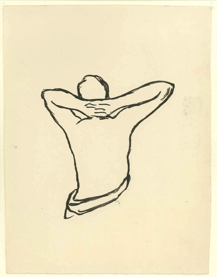 Skitse af person set bagfra