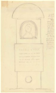 Skitse til gravmæle