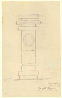 Skitse til gravmæle