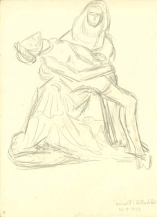 Pietá. Skitse fra museet i Valladolid
