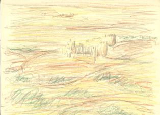 Fra pladsen bag Alcazar, Toledeo