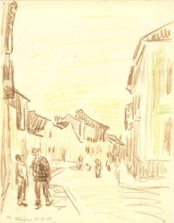 Bymiljø med gadeliv. Alcázar