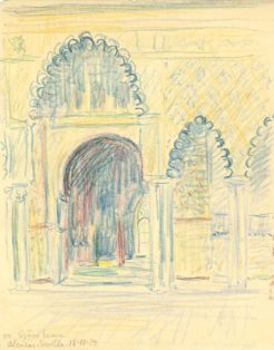 Indgangsparti. Alcazar