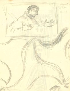 San Pedro. Granada. Skitse