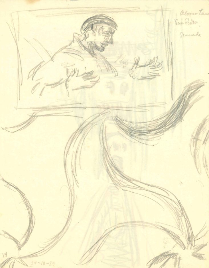 San Pedro. Granada. Skitse