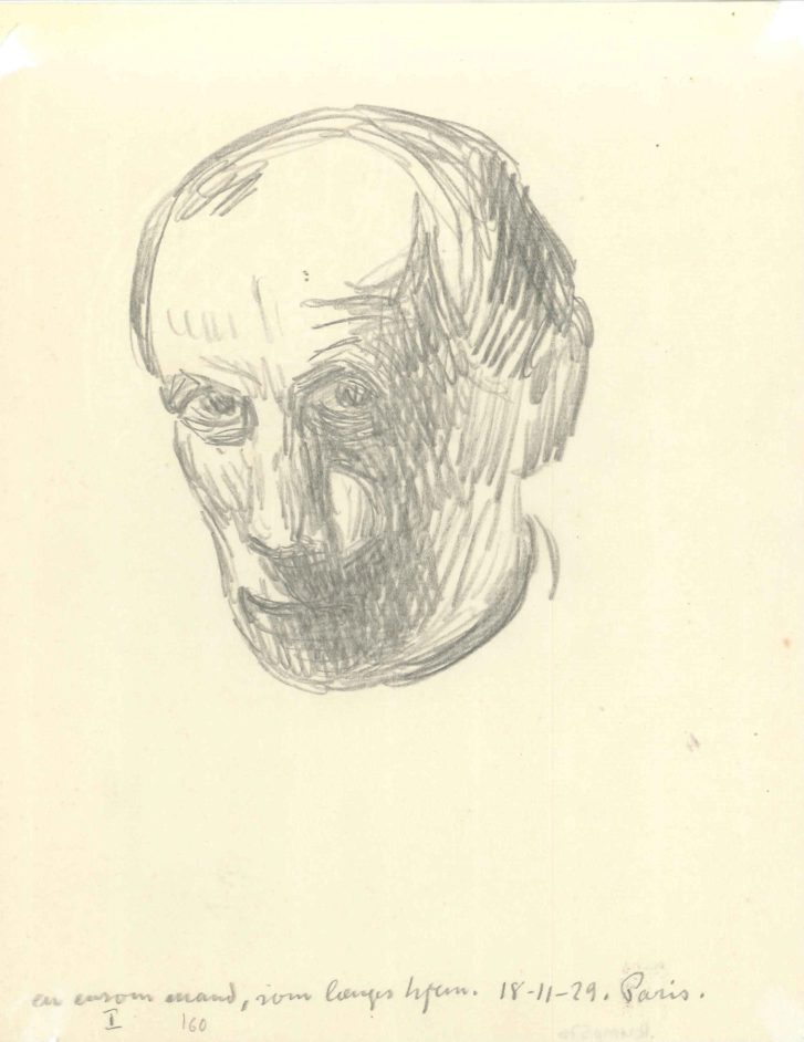 Selvportræt. En ensom mand, som længes hjem