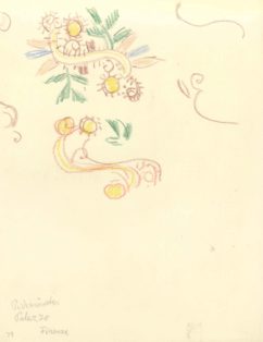 Pudemønster. Skitse