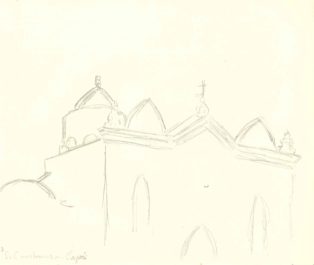 S. Constanza. Capri. Skitse