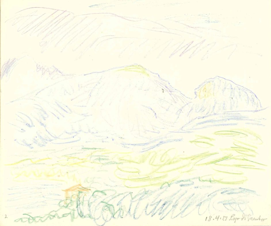 Landskab. Capo di Sorrento