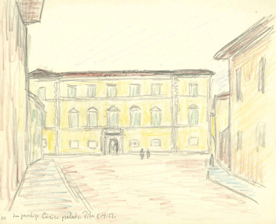 Den pavelige Curies palads i Pisa