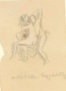 Fra Dogepaladset i Venedig. Skitse