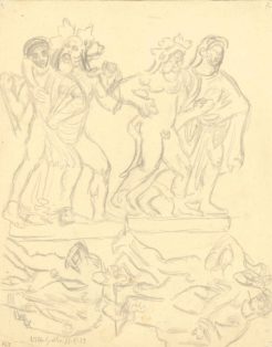 Fra Villa Giulia. Skitser