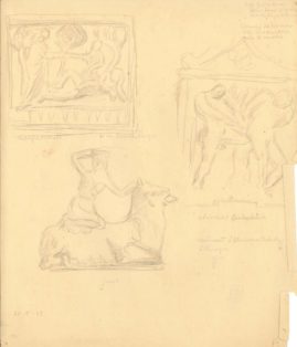 Fra Universitetsbygningen i Perugia. Skitser