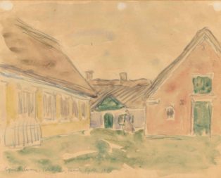 Gårdmiljø. Søndeho, Fanø