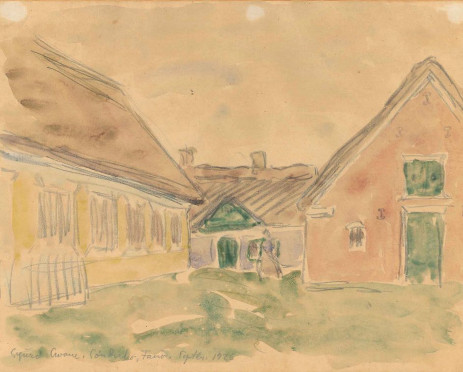 Gårdmiljø. Søndeho, Fanø