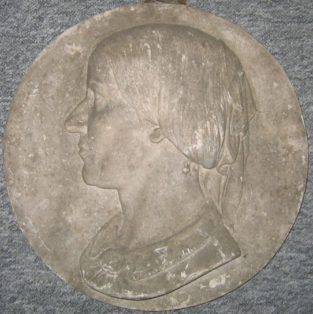 Kunstnerens hustru i profil