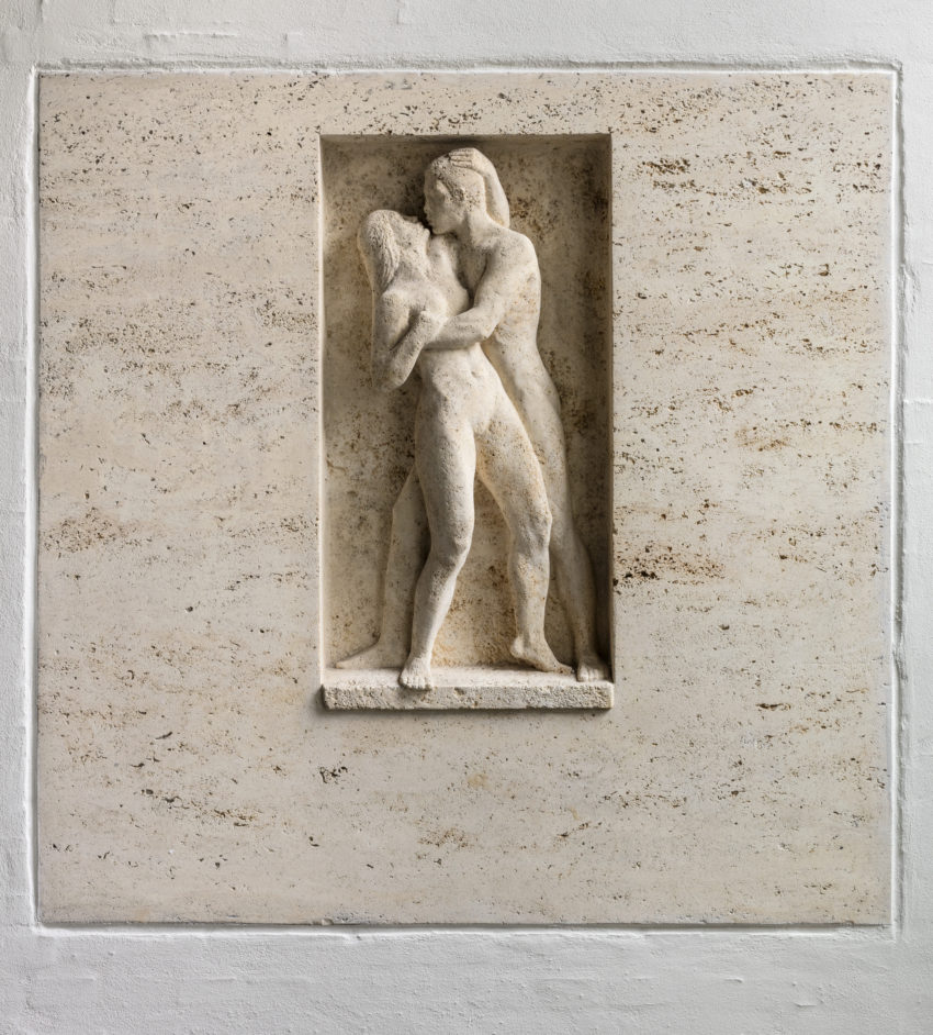 Mand og kvinde. Ung kærlighed