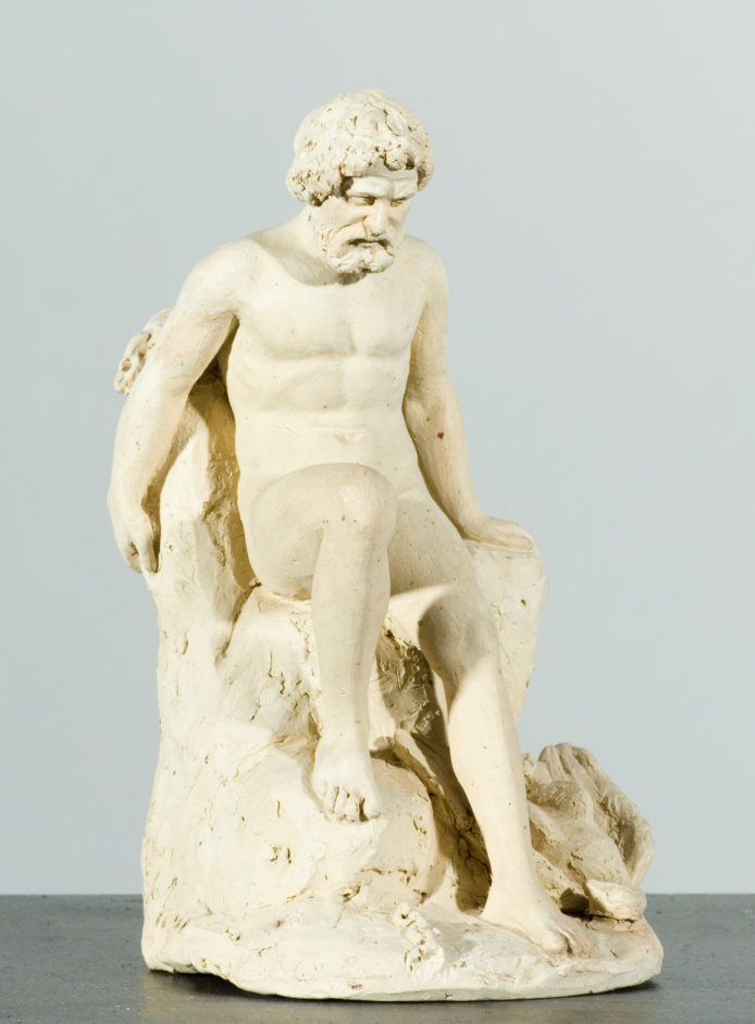 Prometheus løst fra klippen efter at Herakles har fældet ørnen