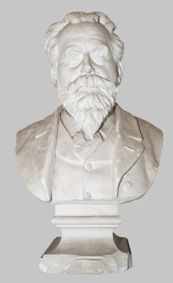 Portrætbuste af maleren C.F. Aagaard